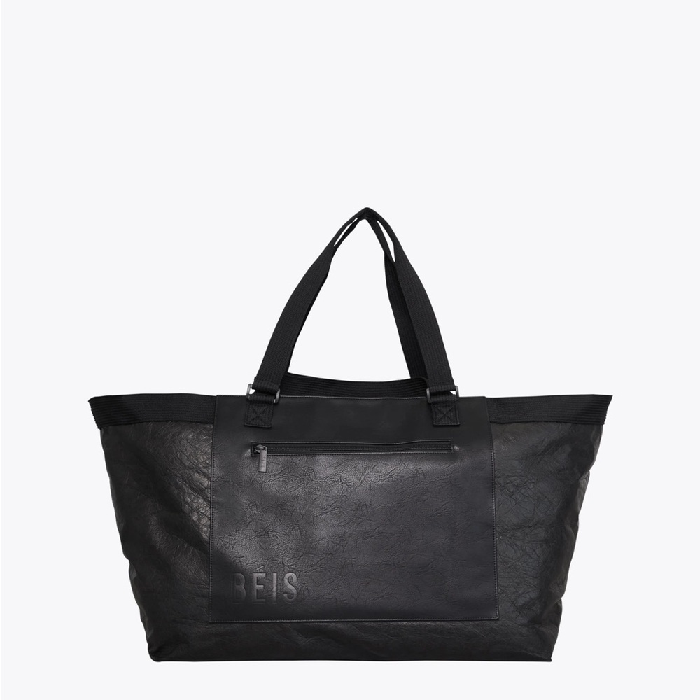 BEIS Black Extra Large Tote Bag